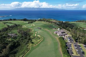 Kapalua (Plantation) 18th Approach Drone